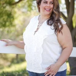 Boutique Simplified New Arrivals Addicted To You Eyelet Lace Top