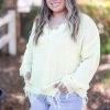 Boutique Simplified You Are My Sunshine Frayed Sweater