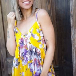 Boutique Simplified Baileys Babe Yellow Babydoll