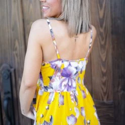 Boutique Simplified Baileys Babe Yellow Babydoll