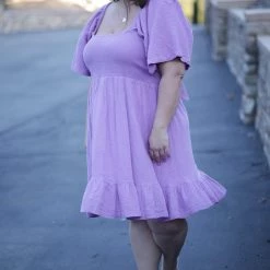 Boutique Simplified New Arrivals One Step Closer Ruffle Hem Dress