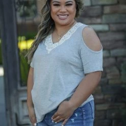 Boutique Simplified Exquisite Lacy Cold Shoulder New Arrivals