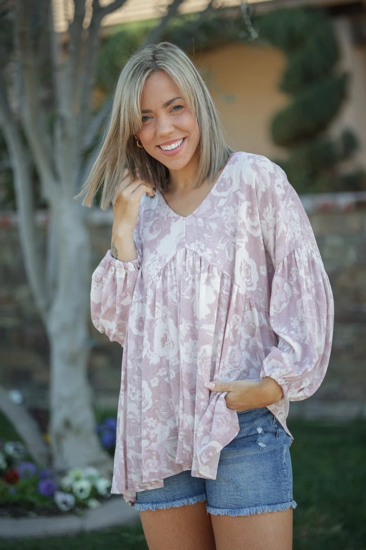 Boutique Simplified Boho Rose Babydoll 3 Boutique Simplified Boho Rose Babydoll