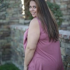 Boutique Simplified Twilight Berry Sleeveless Top New Arrivals