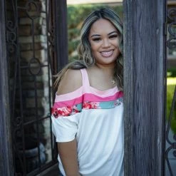 Boutique Simplified Island Girl Off The Shoulder Top