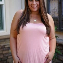 Boutique Simplified Totally Blushed Cami Tank
