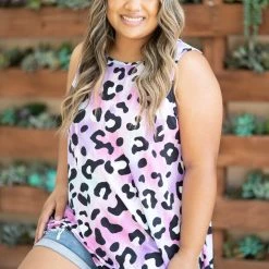 Boutique Simplified Plum Crazy Sleeveless Top New Arrivals