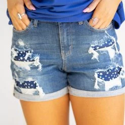 Boutique Simplified Seeing Stars Judy Blue Shorts New Arrivals