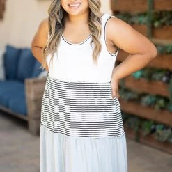 Boutique Simplified Envious & Effortless Tiered Dress New Arrivals