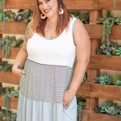 Boutique Simplified Envious & Effortless Tiered Dress New Arrivals