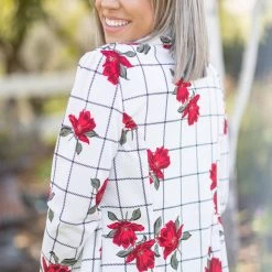 Boutique Simplified New Arrivals Blazer Of Glory - Checkered Rose