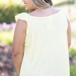 Boutique Simplified Sunshine Infusion Flutter Sleeve