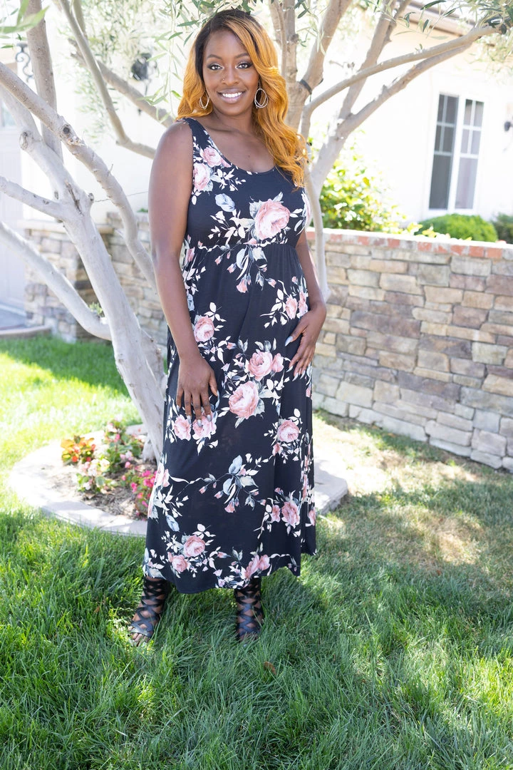 Boutique Simplified New Arrivals Rosey Posey Sleeveless Maxi 4 Boutique Simplified New Arrivals Rosey Posey Sleeveless Maxi