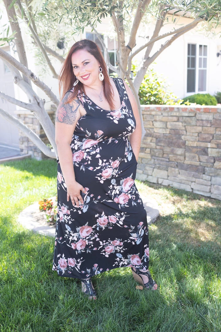 Boutique Simplified New Arrivals Rosey Posey Sleeveless Maxi 6 Boutique Simplified New Arrivals Rosey Posey Sleeveless Maxi