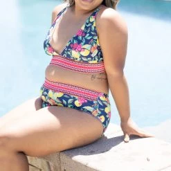 Boutique Simplified Midnight Berry Bikini New Arrivals