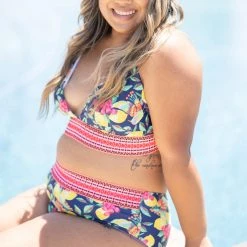 Boutique Simplified Midnight Berry Bikini New Arrivals