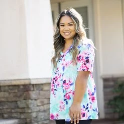 Boutique Simplified Heavenly Floral Babydoll New Arrivals