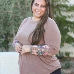 Boutique Simplified New Arrivals Sedona Sunrise Long Sleeve Top