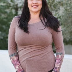 Boutique Simplified New Arrivals Sedona Sunrise Long Sleeve Top