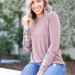 Boutique Simplified New Arrivals Sedona Sunrise Long Sleeve Top