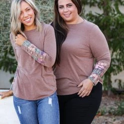 Boutique Simplified New Arrivals Sedona Sunrise Long Sleeve Top