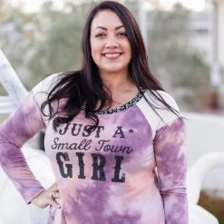 Boutique Simplified New Arrivals Just A Small Town Girl Long Sleeve Top