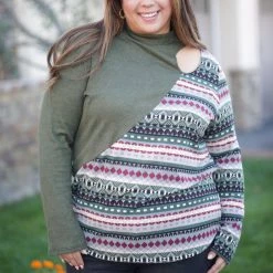 Boutique Simplified Wonderland Aztec Long Sleeve New Arrivals