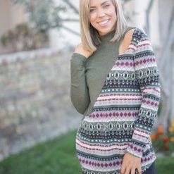 Boutique Simplified Wonderland Aztec Long Sleeve New Arrivals