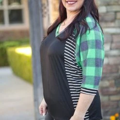 Boutique Simplified New Arrivals Jet Setter 3/4 Sleeve Top