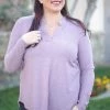 Boutique Simplified New Arrivals Smokey Lavender Thumbhole Gabby