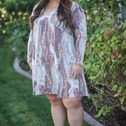 Boutique Simplified New Arrivals Boho Paisley Swing Dress