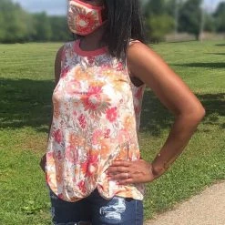 Boutique Simplified New Arrivals Essential Coral Burst Twist Top 13 Boutique Simplified New Arrivals Essential Coral Burst Twist Top