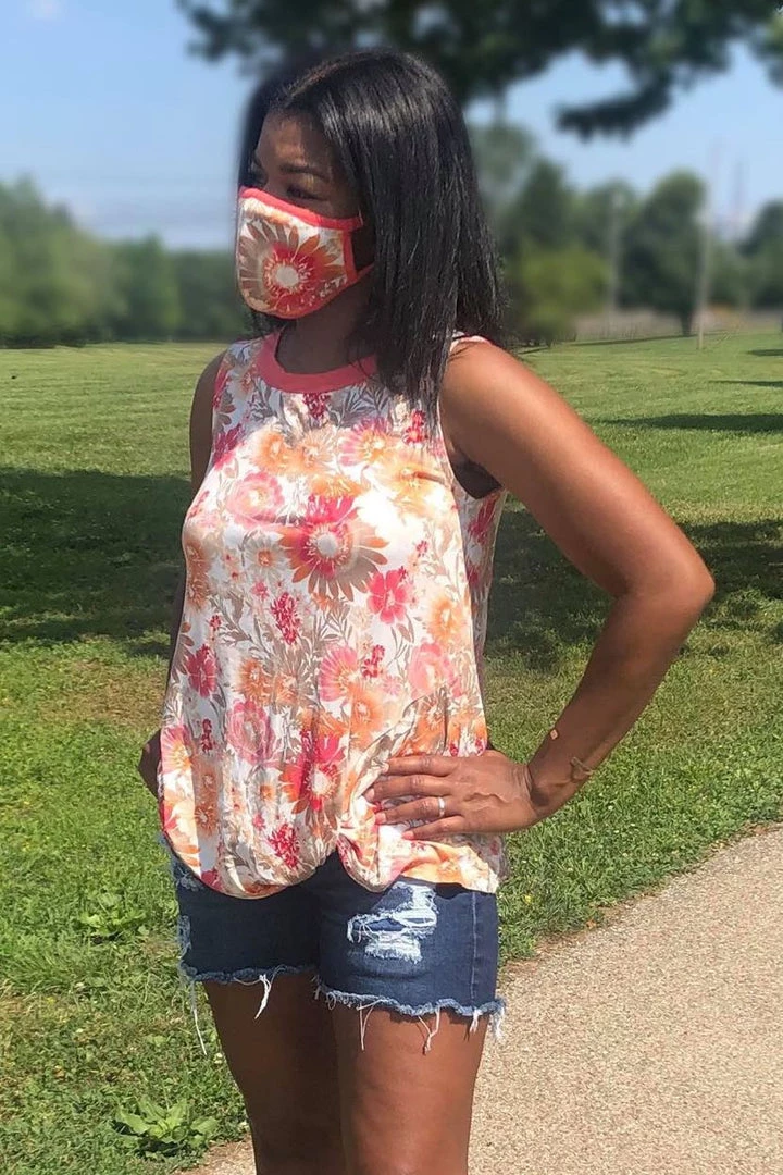 Boutique Simplified New Arrivals Essential Coral Burst Twist Top 8 Boutique Simplified New Arrivals Essential Coral Burst Twist Top