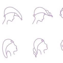 Iris & Rainbow Boutique New Arrivals #D125 Hair Towels