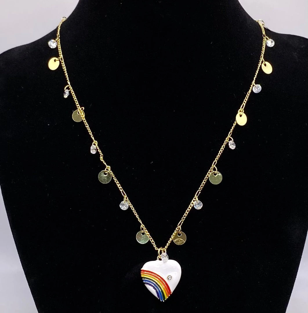 Iris & Rainbow Boutique #M145 Melania Clara - Necklace Over The Rainbow 5 Iris & Rainbow Boutique #M145 Melania Clara - Necklace Over The Rainbow