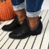 Iris & Rainbow Boutique #K977 Megan Black V-Cut Booties New Arrivals
