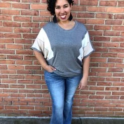 Iris & Rainbow Boutique New Arrivals #J57 Block Out The Bad Top