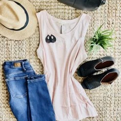 No Ship Drop Ship Lay It On Thick Sleeveless Top In Ballerina Pink 21 No Ship Drop Ship Lay It On Thick Sleeveless Top In Ballerina Pink