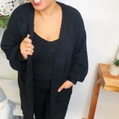 Iris & Rainbow Boutique New Arrivals #L555 Glam It Up Knit Set (Black) 9 Iris & Rainbow Boutique New Arrivals #L555 Glam It Up Knit Set (Black)