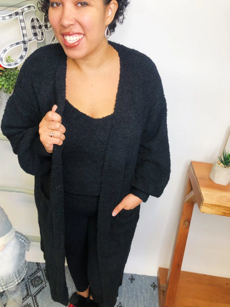 Iris & Rainbow Boutique New Arrivals #L555 Glam It Up Knit Set (Black) 5 Iris & Rainbow Boutique New Arrivals #L555 Glam It Up Knit Set (Black)