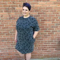 Iris & Rainbow Boutique #A62 Wild Ideas Tunic Tee Dress New Arrivals