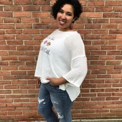 Iris & Rainbow Boutique #J730 Gone For Brunch Summer Sweater