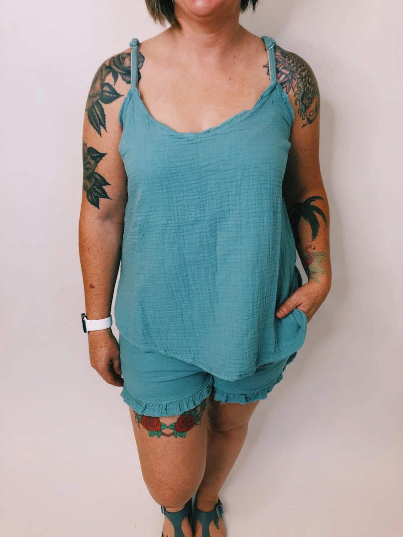 Iris & Rainbow Boutique #K310 Drifting In The Blue Sea Top 4 Iris & Rainbow Boutique #K310 Drifting In The Blue Sea Top