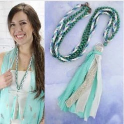 Iris & Rainbow Boutique New Arrivals #97 Boho Princess Earring And Necklace Set