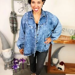 Iris & Rainbow Boutique #L822 Gone West Denim Jacket New Arrivals 9 Iris & Rainbow Boutique #L822 Gone West Denim Jacket New Arrivals