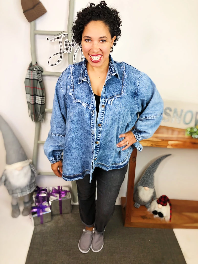 Iris & Rainbow Boutique #L822 Gone West Denim Jacket New Arrivals 5 Iris & Rainbow Boutique #L822 Gone West Denim Jacket New Arrivals