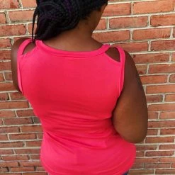 Iris & Rainbow Boutique New Arrivals #K667 X Marks The Spot Sleeveless Top