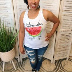 Iris & Rainbow Boutique #K105 Watermelon Sugar High Tank Top New Arrivals