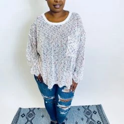 Iris & Rainbow Boutique #K473 Candy Crush Sweater