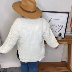 Iris & Rainbow Boutique #L644 Pretty World Cardigan (Ivory)